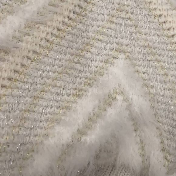 VERO MODA Lorissa Beige Multi Knit Long Sleeve Sweater Size XS - Picture 9 of 12